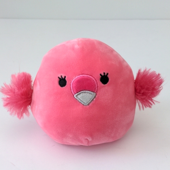 Squishmallow Cookie The Flamingo 5" Mini Plush 2018 Kellytoy Flamingo - Picture 2 of 9